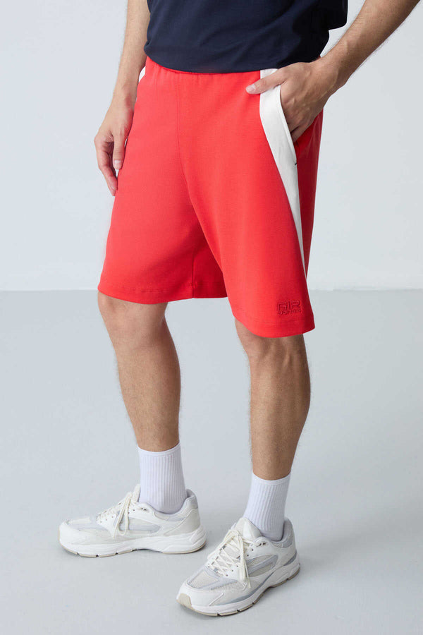 Tommylife Toptan Comfort Fit Basic Erkek Şort 81280 Fiesta