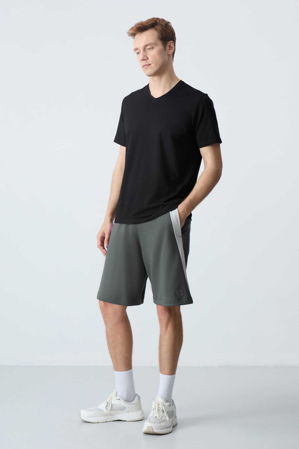 Tommylife Toptan Comfort Fit Basic Erkek Şort 81280 Haki