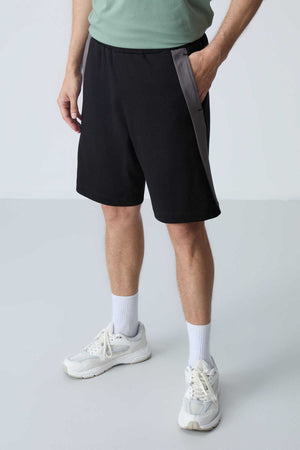 Tommylife Toptan Comfort Fit Basic Erkek Şort 81280 Siyah