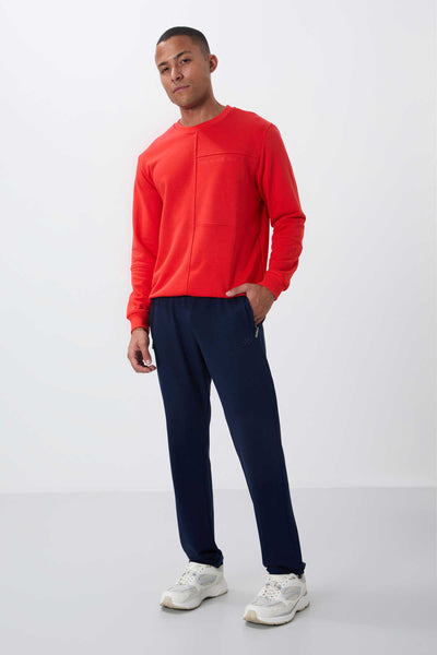 Pantaloni de trening Tommylife Wholesale Slim Fit Classic Leg pentru bărbați 84669 Indigo