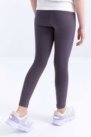 Colanți de fete, talie înaltă, violet, Tommylife, en-gros - 75047