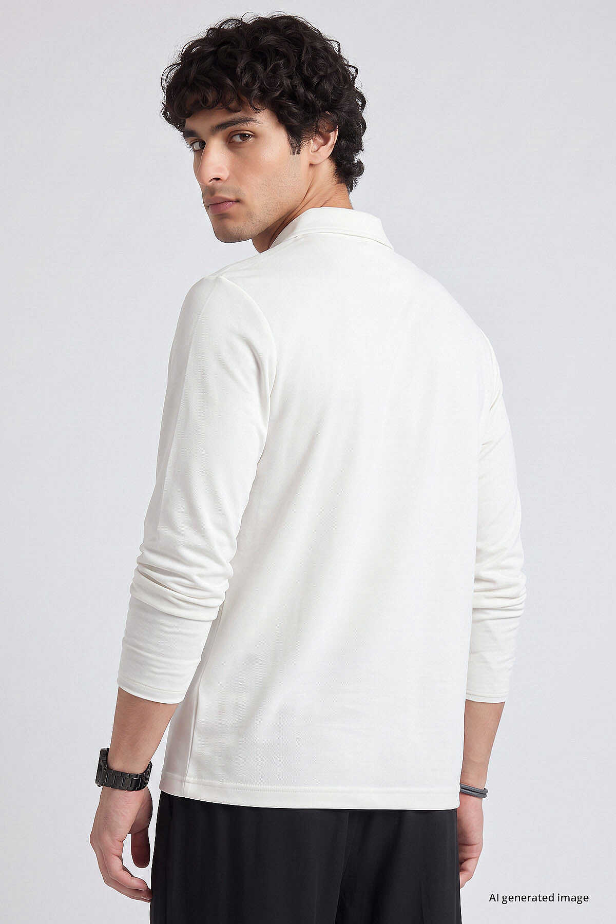 Tommylife Toptan Ekru Rahat Form Basic Polo Yaka Erkek T-Shirt - 88512