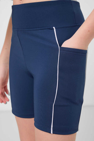 Tommylife Toptan Esnek Standart Fit Basic Performans Kız Çocuk Tayt 75189 Parlament