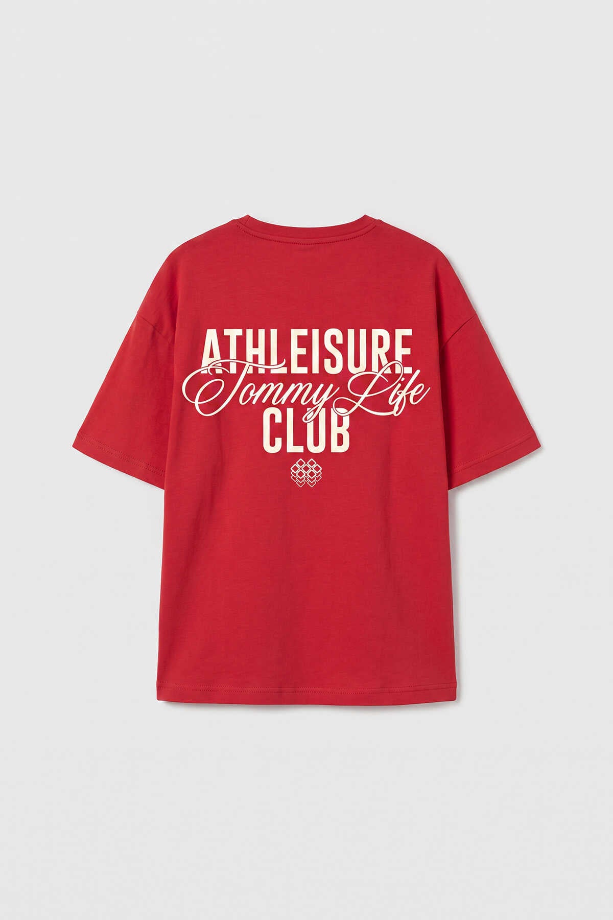 Tricou Tommylife Fiesta supradimensionat cu mânecă scurtă și imprimeu pentru fete - 75175