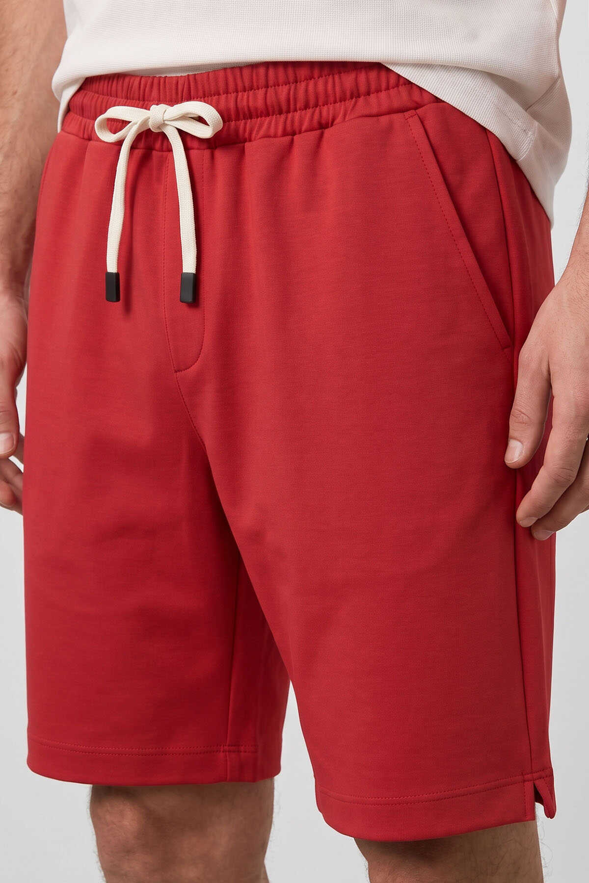 Pantaloni scurți Tommylife Fiesta Standard Fit Basic pentru bărbați cu buzunare la spate - 81314, vânzare cu ridicata