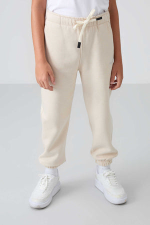 Tommylife Toptan Garson Boy Jogger Standart Kalıp Erkek Çocuk Eşofman Alt 11225 Bej