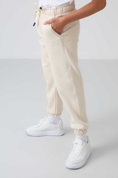 Tommylife Toptan Garson Boy Jogger Standart Kalıp Erkek Çocuk Eşofman Alt 11225 Bej