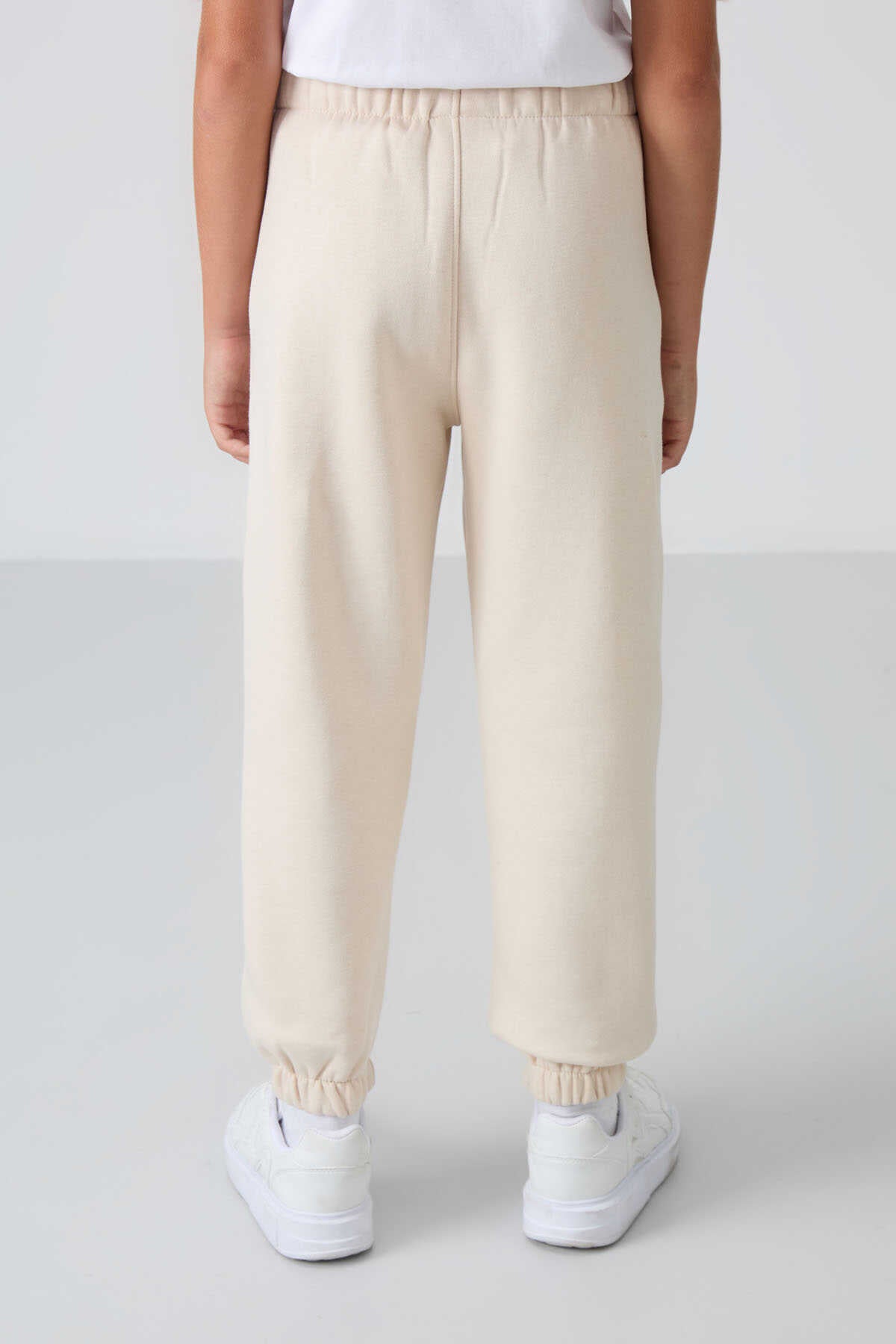 Tommylife Toptan Garson Boy Jogger Standart Kalıp Erkek Çocuk Eşofman Alt 11225 Bej