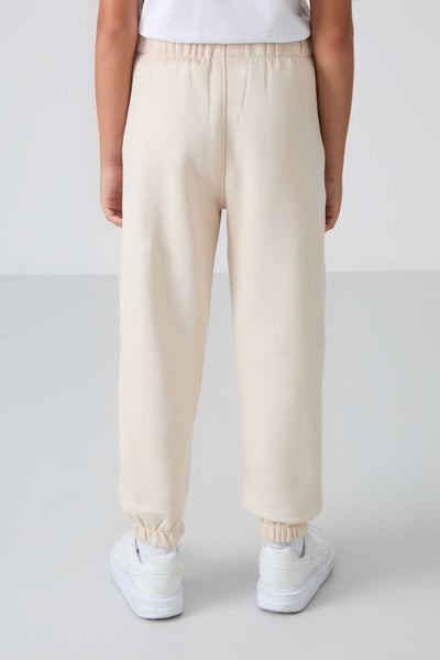 Tommylife Toptan Garson Boy Jogger Standart Kalıp Erkek Çocuk Eşofman Alt 11225 Bej