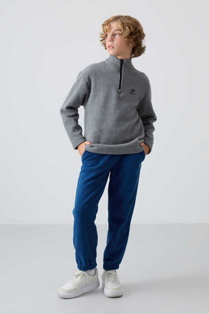 Tommylife Toptan Garson Boy Jogger Standart Kalıp Erkek Çocuk Polar Eşofman Alt 11220 Parlament