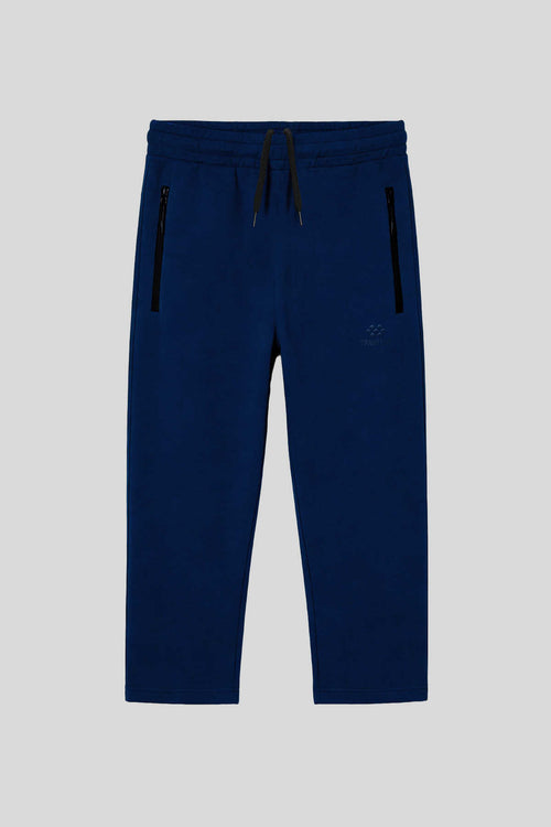 Tommylife Toptan İndigo Fermuar Cepli Klasik Paça Erkek Kapri - 83095
