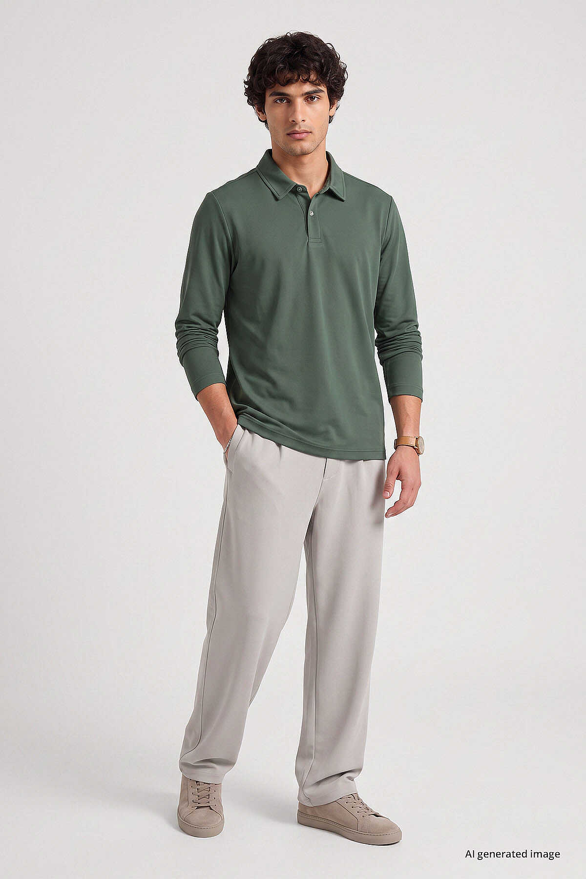 Tommylife Toptan Kaktüs Rahat Form Basic Polo Yaka Erkek T-Shirt - 88512