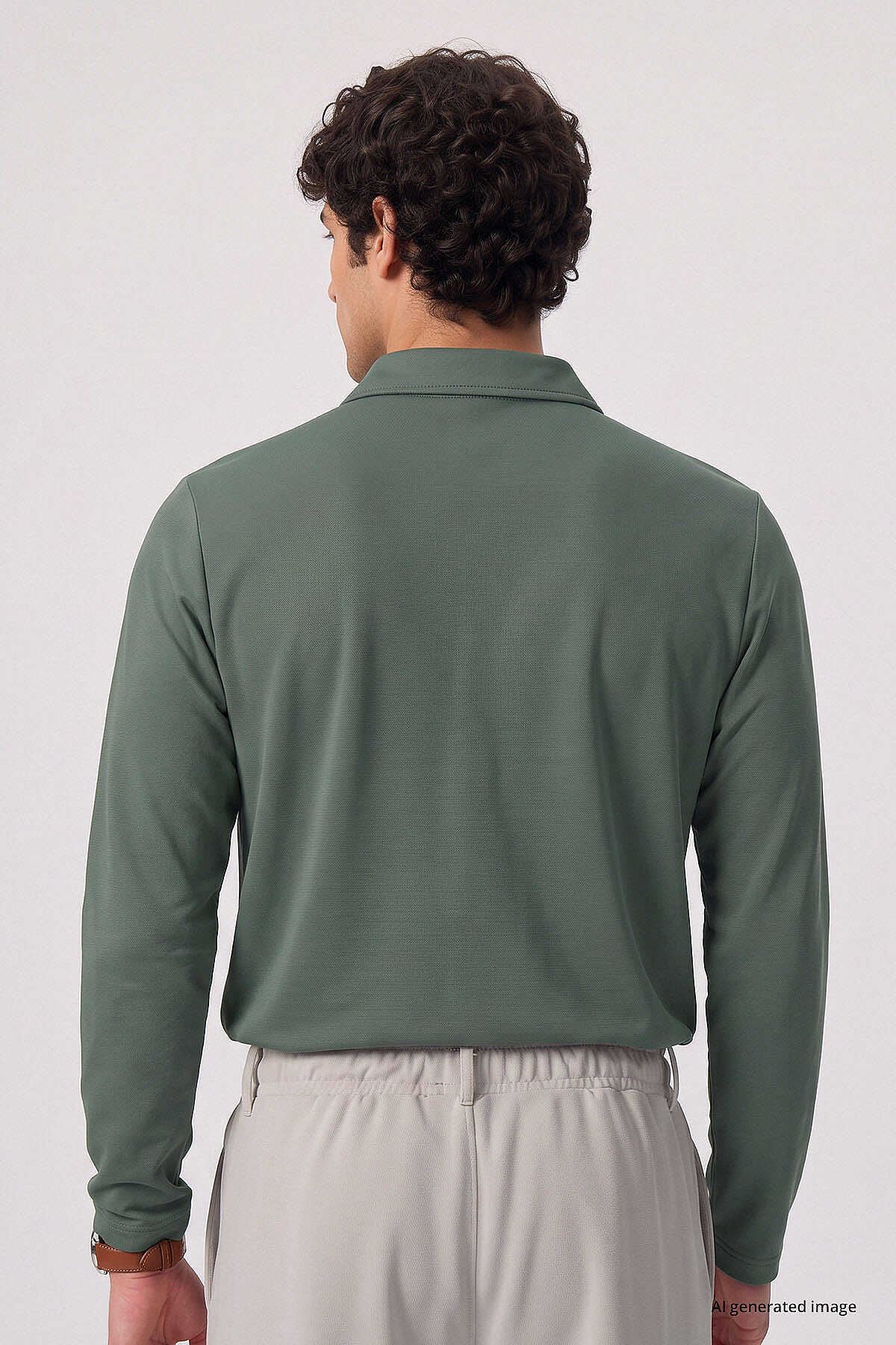 Tommylife Toptan Kaktüs Rahat Form Basic Polo Yaka Erkek T-Shirt - 88512