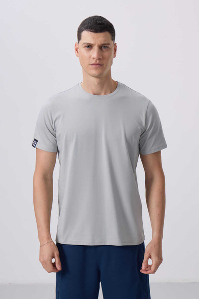 Tommylife Toptan Col O Standard Fit Basic Barbati T-Shirt 87911 Piatra