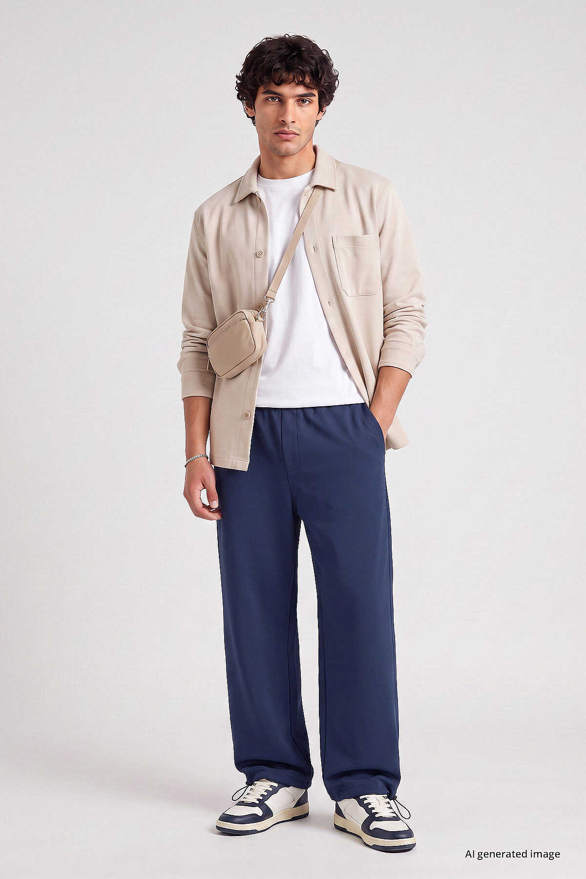 Tommylife Toptan Parlament Lastikli Erkek Baggy Eşofman Alt - 82200