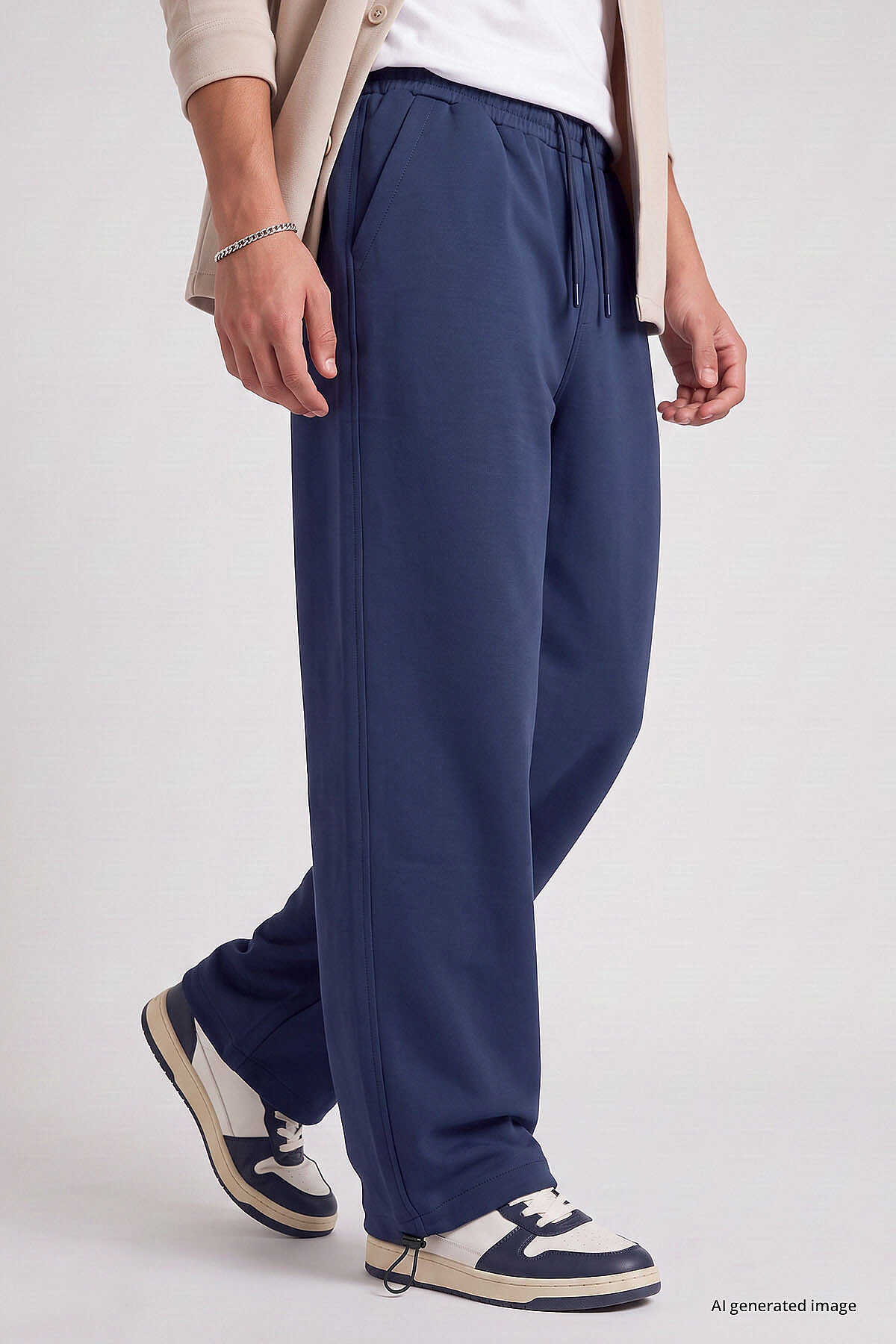 Tommylife Toptan Parlament Lastikli Erkek Baggy Eşofman Alt - 82200