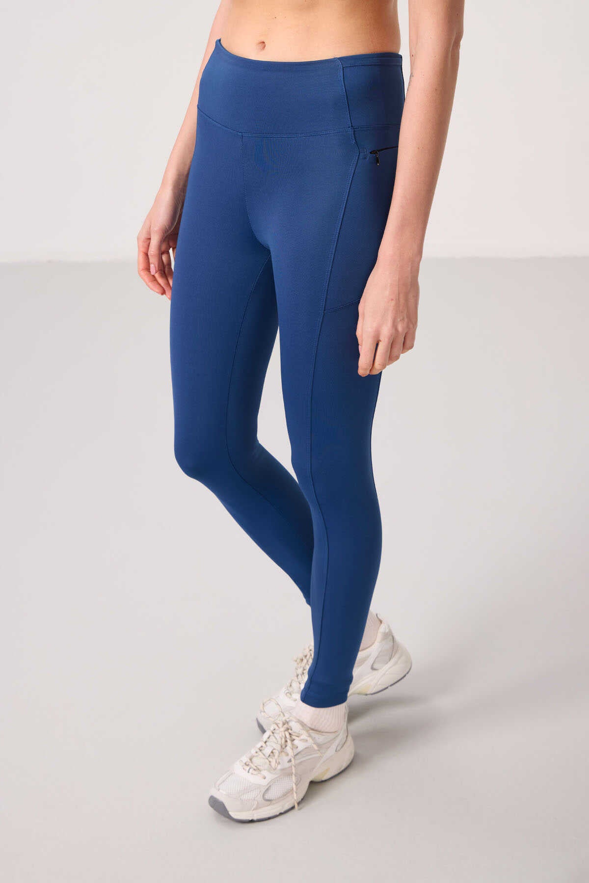 Tommylife Toptan Polyester Esnek Standart Fit Performans Kadın Tayt - 94667 Parlament