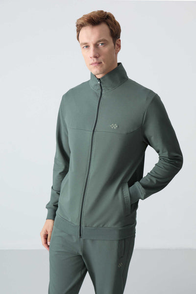 Tommylife Toptan Confort Fit Basic Barbati Trening Set 85260 Kaki