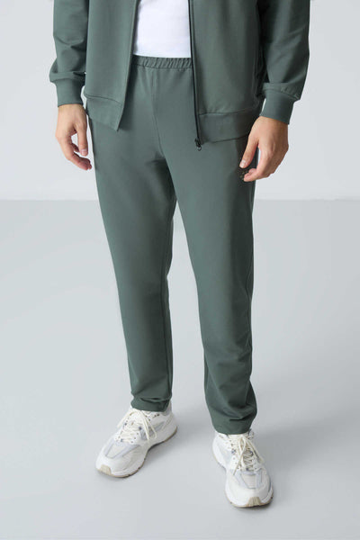 Tommylife Toptan Confort Fit Basic Barbati Trening Set 85260 Kaki