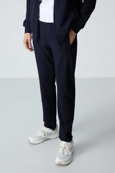Tommylife Toptan Rahat Kalıp Basic Erkek Eşofman Takım 85260 Lacivert