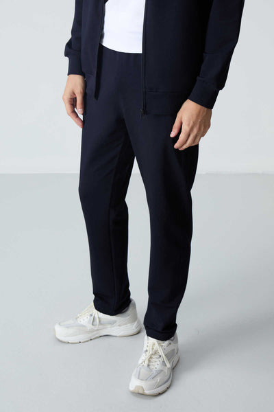 Tommylife Toptan Rahat Kalıp Basic Erkek Eşofman Takım 85260 Lacivert