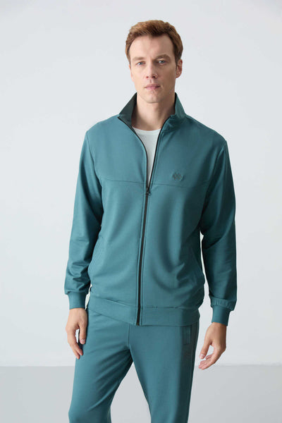 Tommylife Angro Costum de Trening Bărbătesc Basic Croială Lejeră 85260 Verde Pădure