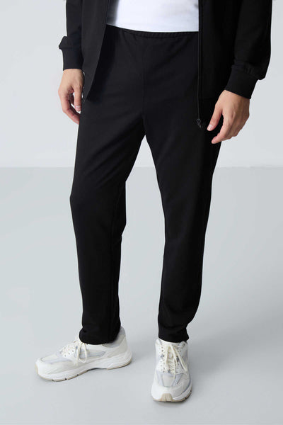 Tommylife Toptan Rahat Kalıp Basic Erkek Eşofman Takım 85260 Siyah