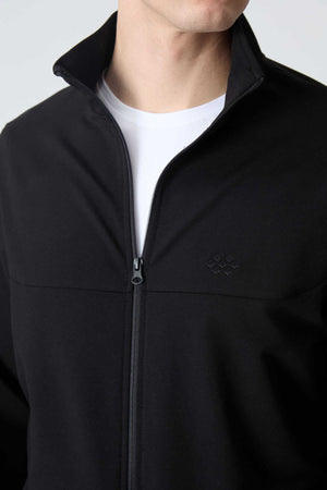 Tommylife Toptan Rahat Kalıp Basic Erkek Eşofman Takım 85260 Siyah