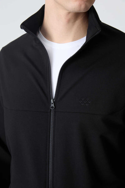 Tommylife Toptan Rahat Kalıp Basic Erkek Eşofman Takım 85260 Siyah