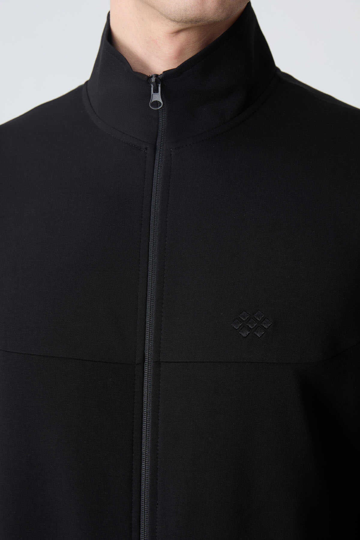 Tommylife Toptan Rahat Kalıp Basic Erkek Eşofman Takım 85260 Siyah