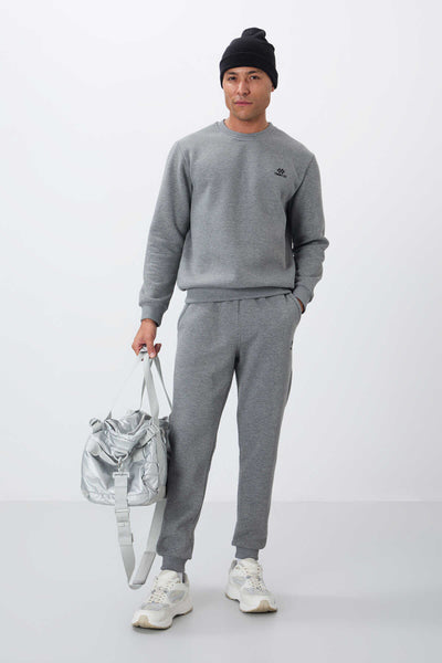 Set trening Tommylife Wholesale Relaxed Fit Basic pentru bărbați 85265 Gri Melange