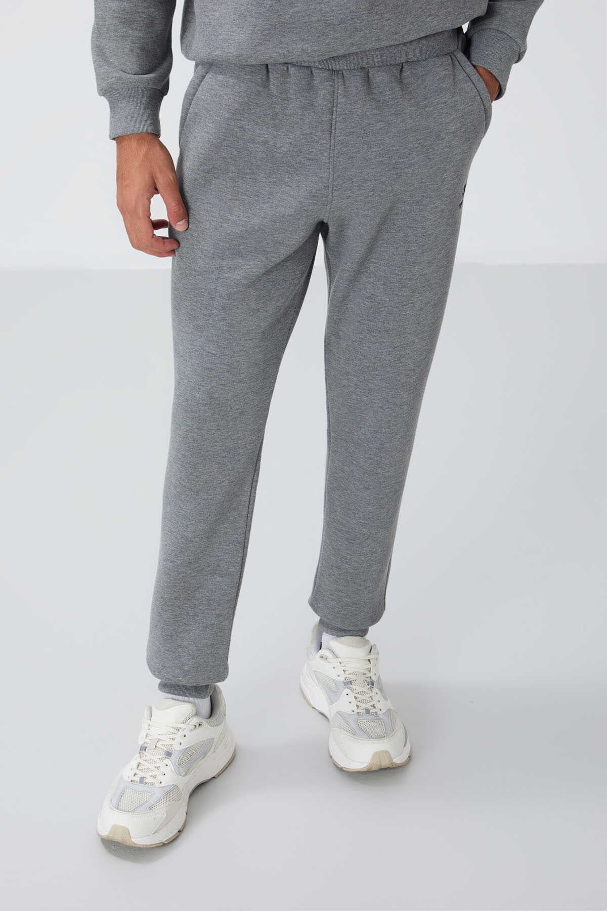 Set trening Tommylife Wholesale Relaxed Fit Basic pentru bărbați 85265 Gri Melange