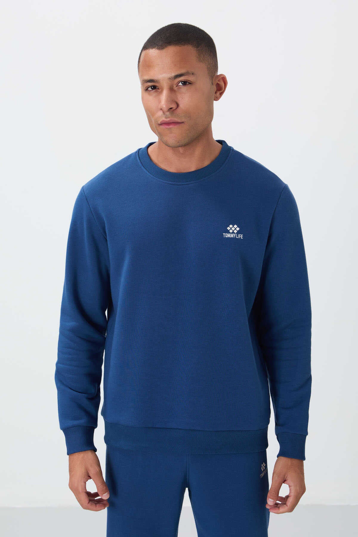 Tommylife Toptan Rahat Kalıp Basic Erkek Eşofman Takım 85265 Parlament