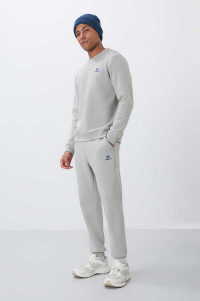 Tommylife Toptan Rahat Kalıp Basic Erkek Eşofman Takım 85265 Taş