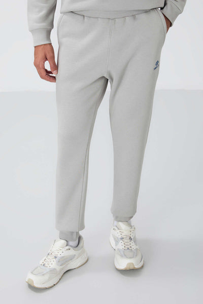 Tommylife Toptan Rahat Kalıp Basic Erkek Eşofman Takım 85265 Taş