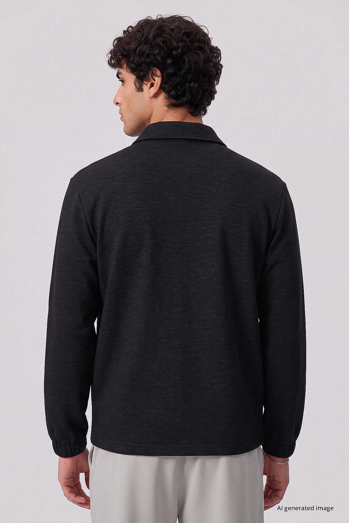 Tommylife Toptan Siyah Rahat Form Erkek Ceket - 88494