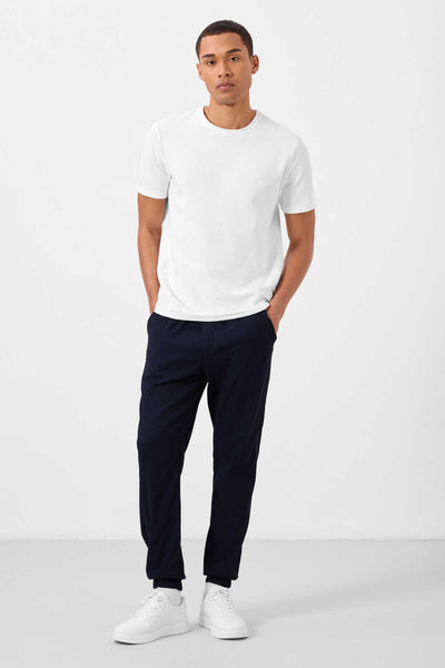 Tommylife Toptan Standart Fit Dokuma Hafif Esnek Chino Erkek Pantolon 82176 Lacivert