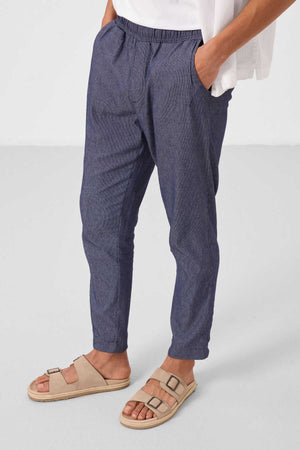 Tommylife Toptan Standart Fit Dokuma Hafif Esnek Chino Erkek Pantolon 82177 Kot Lacivert
