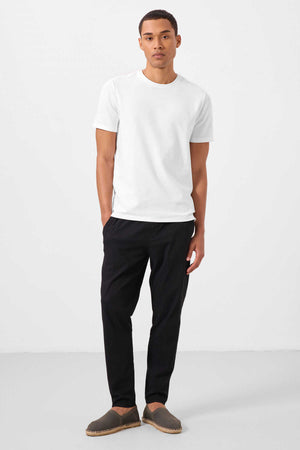 Tommylife Toptan Standart Fit Dokuma Hafif Esnek Chino Erkek Pantolon 82179 Siyah