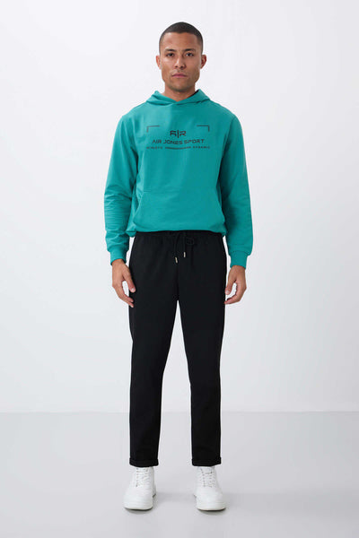 Pantaloni de trening Tommylife Wholesale Standard Fit pentru bărbați 82154 Negri