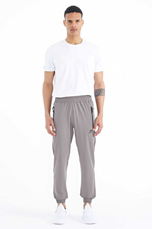 Tommylife Toptan Taş Erkek Basic Cepli Bağcıklı Rahat Form Lastik Paça Eşofman Altı - 84826