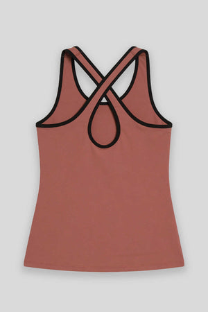 Maiou sport fără mâneci, croială standard, pentru femei, Tommylife Wholesale Wild Rose - 97094