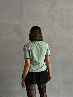 Topshow Çağla Çoban Dikişli Toptan T-Shirt