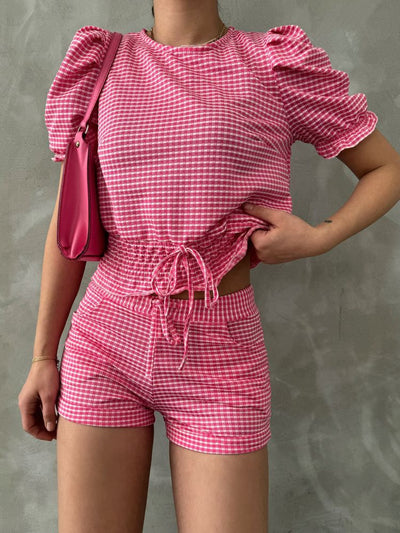 Topshow Fuchsia Mini Wholesale Shorts