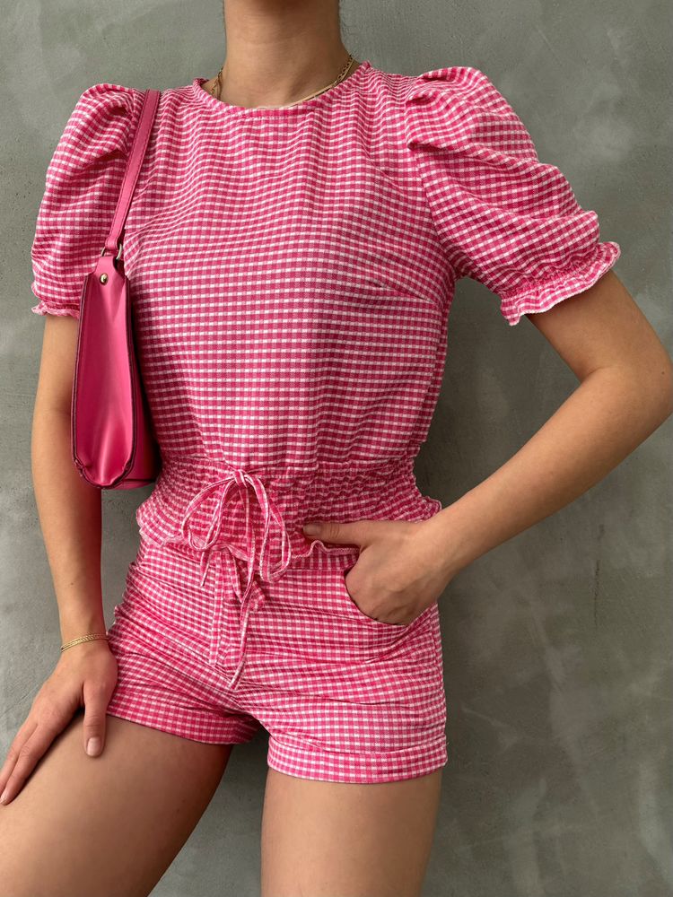 Pantaloni scurți mini fuchsia Topshow en-gros
