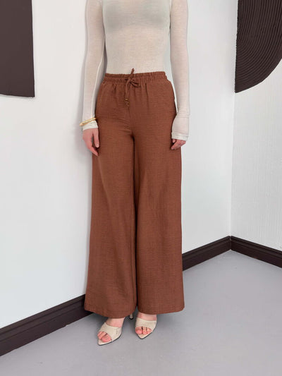 Pantaloni en-gros de cafea | d2381 Topshow