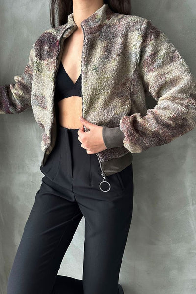 Jachete de pluș cu model, en-gros - Camuflaj