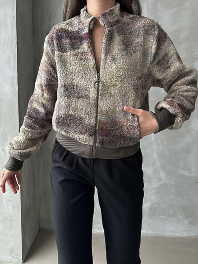 Jachete de pluș cu model, en-gros - Camuflaj
