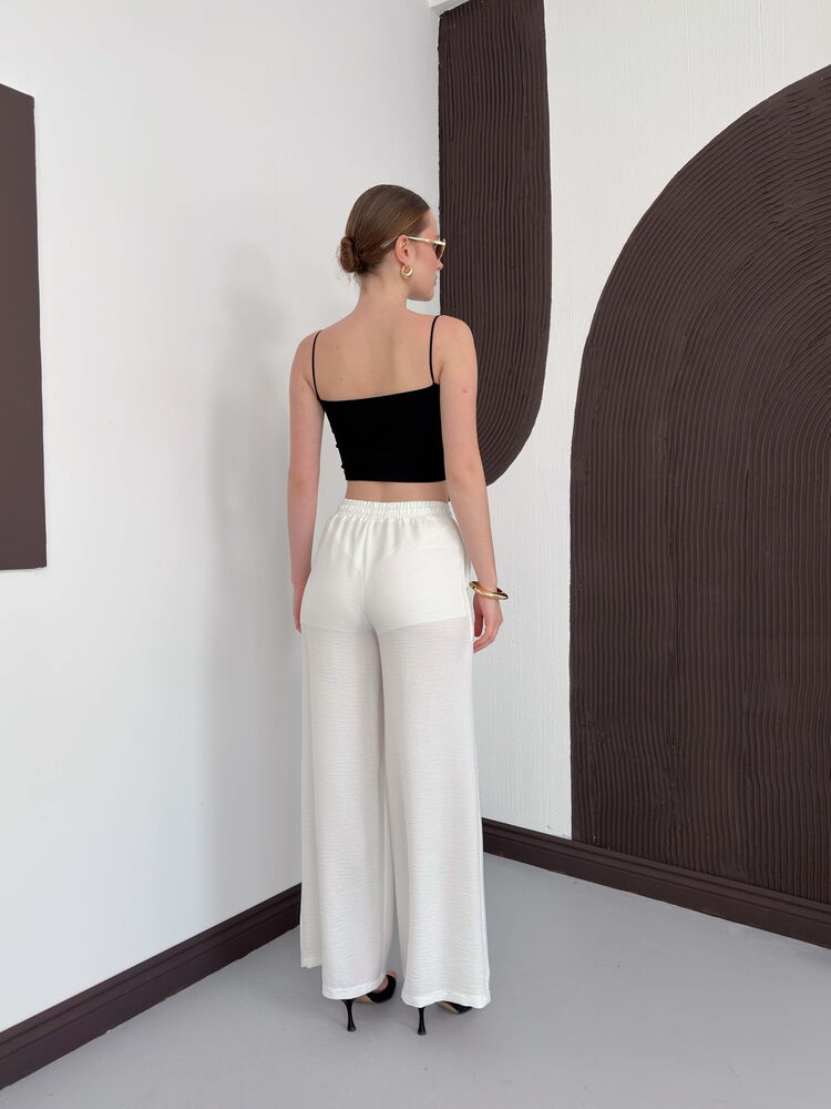 Pantaloni de in crem Topshow, en-gros