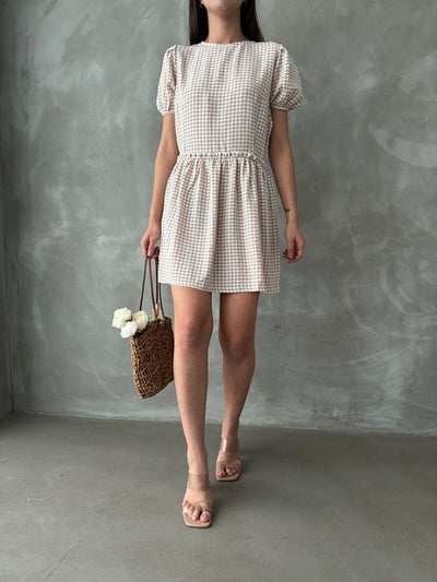 Topshow Powder Bicycle Collar Wholesale Dress